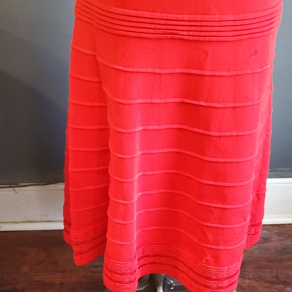 Ralph Lauren Scarlet Red  Midi Dress - Picture 10 of 15